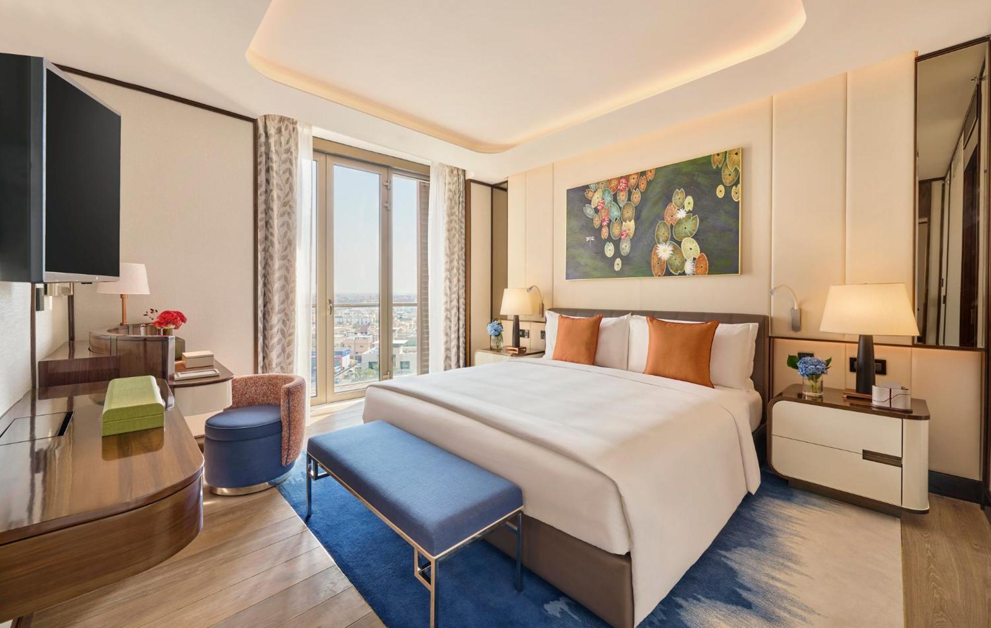 Mandarin Oriental Al Faisaliah, Rijád Kültér fotó A bedroom at the hotel