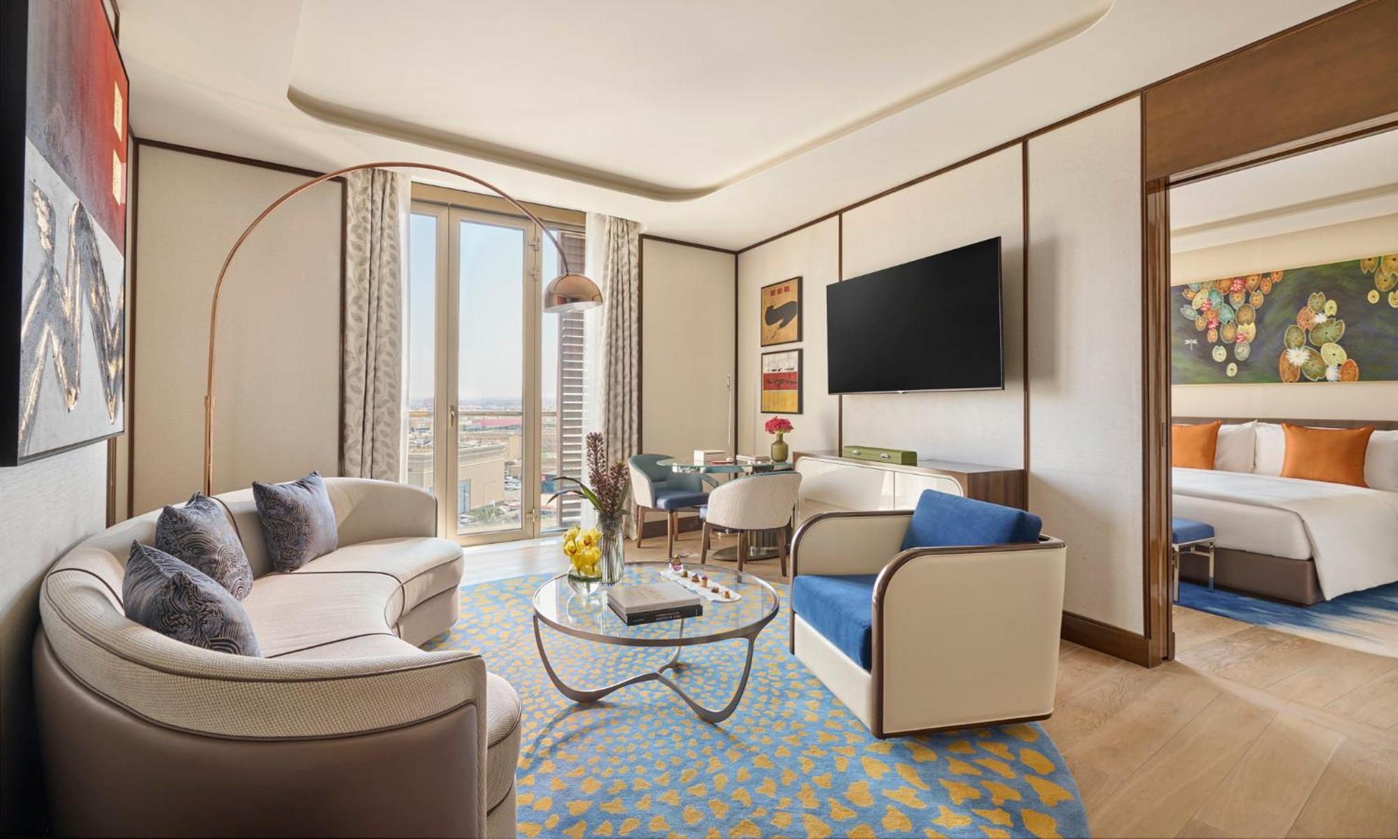 Mandarin Oriental Al Faisaliah, Rijád Kültér fotó A suite at the hotel