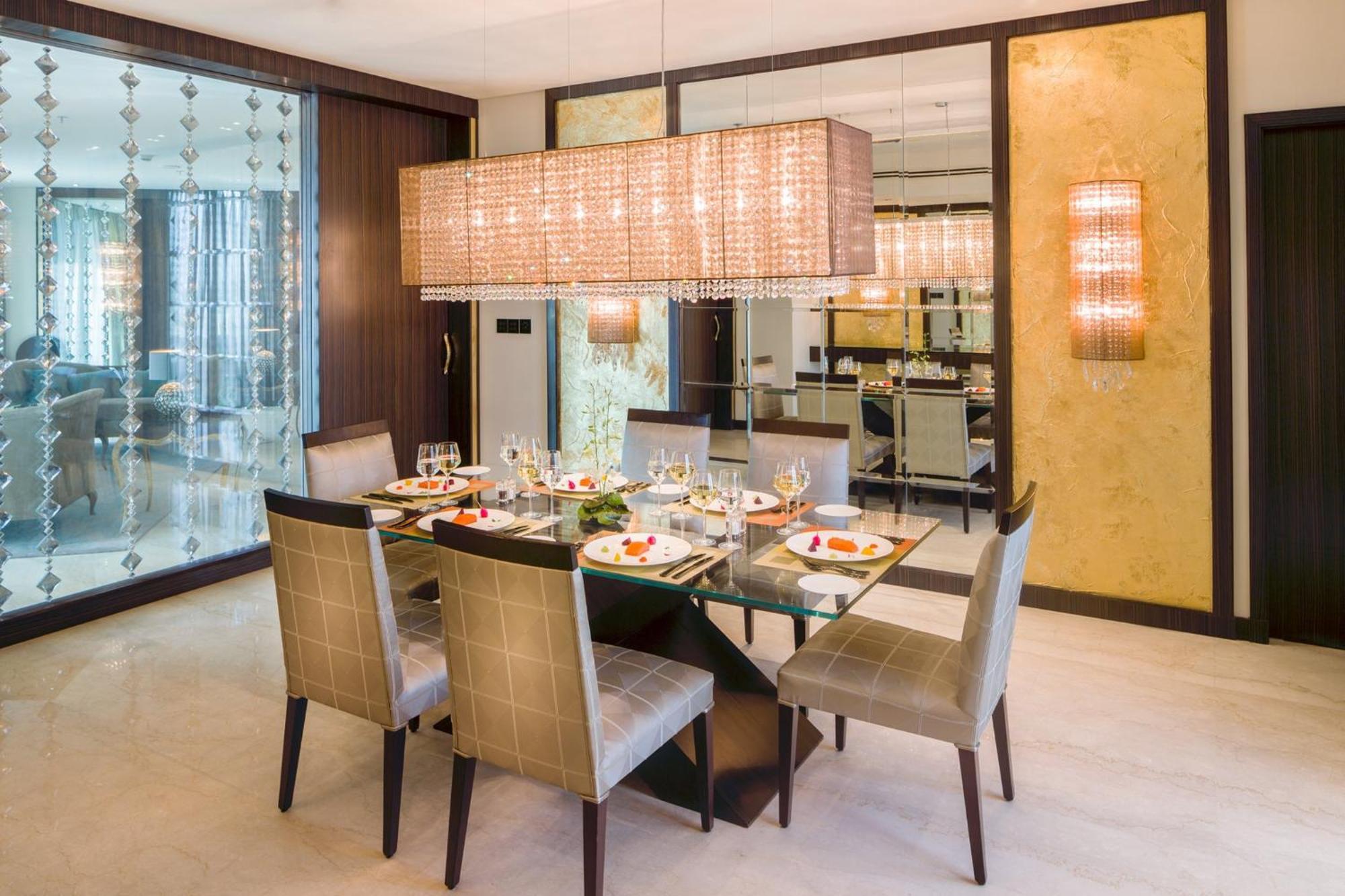 Mandarin Oriental Al Faisaliah, Rijád Kültér fotó A dining room